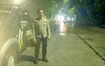 Polsek Kasiman Bojonegoro Patroli Malam Cegah Kriminalitas