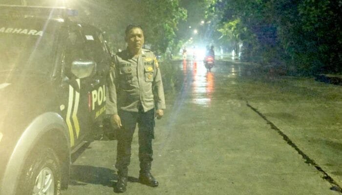 Polsek Kasiman Bojonegoro Patroli Malam Cegah Kriminalitas