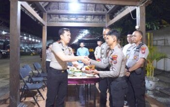 Tasyakuran di Kolam Pancing, Cara Unik Polres Bojonegoro Rayakan HUT Sabhara