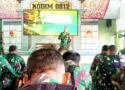 Kodim Lamongan Tingkatkan Profesionalisme Lewat Latnister