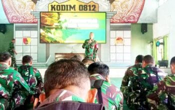 Kodim Lamongan Tingkatkan Profesionalisme Lewat Latnister