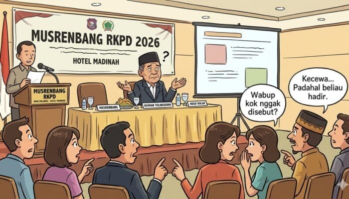 Protokol Dipertanyakan, Wabup Bone Balango Risman Tak Diperkenalkan di Forum Musrenbang