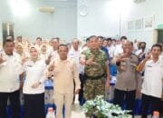 Rapat Minilokakarya Lintas Sektor yang digelar di Puskesmas Sambeng, Kecamatan Sambeng, Kabupaten Lamongan