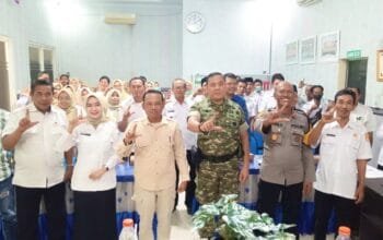 Rapat Minilokakarya Lintas Sektor yang digelar di Puskesmas Sambeng, Kecamatan Sambeng, Kabupaten Lamongan