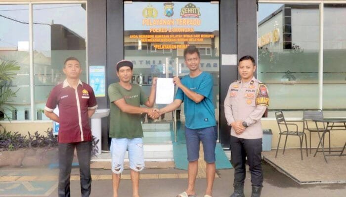 Dari Cekcok ke Damai, Aksi Cepat Polisi Lamongan Redam Ketegangan Sopir Truk