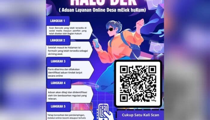 Praktis, Sekali Scan, Semua Masalah Hukum Desa di Bojonegoro Bisa Dikonsultasikan
