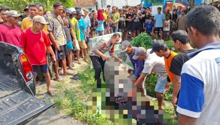 Kecelakaan Maut di Kedungadem Bojonegoro, Motor Masuk Parit Gegara Hilang Kendali