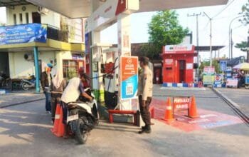 BBM Non Subsidi Bergejolak, Polsek Baureno Bojonegoro Lakukan Patroli Intensif