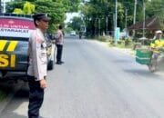 Patroli Rutin Siang Hari, Polsek Malo Bojonegoro Persempit Ruang Gerak Pelaku Kejahatan