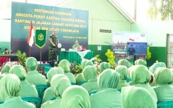 Pertemuan Persit Bojonegoro, Soroti Harmoni Rumah Tangga dan Ekonomi Kreatif
