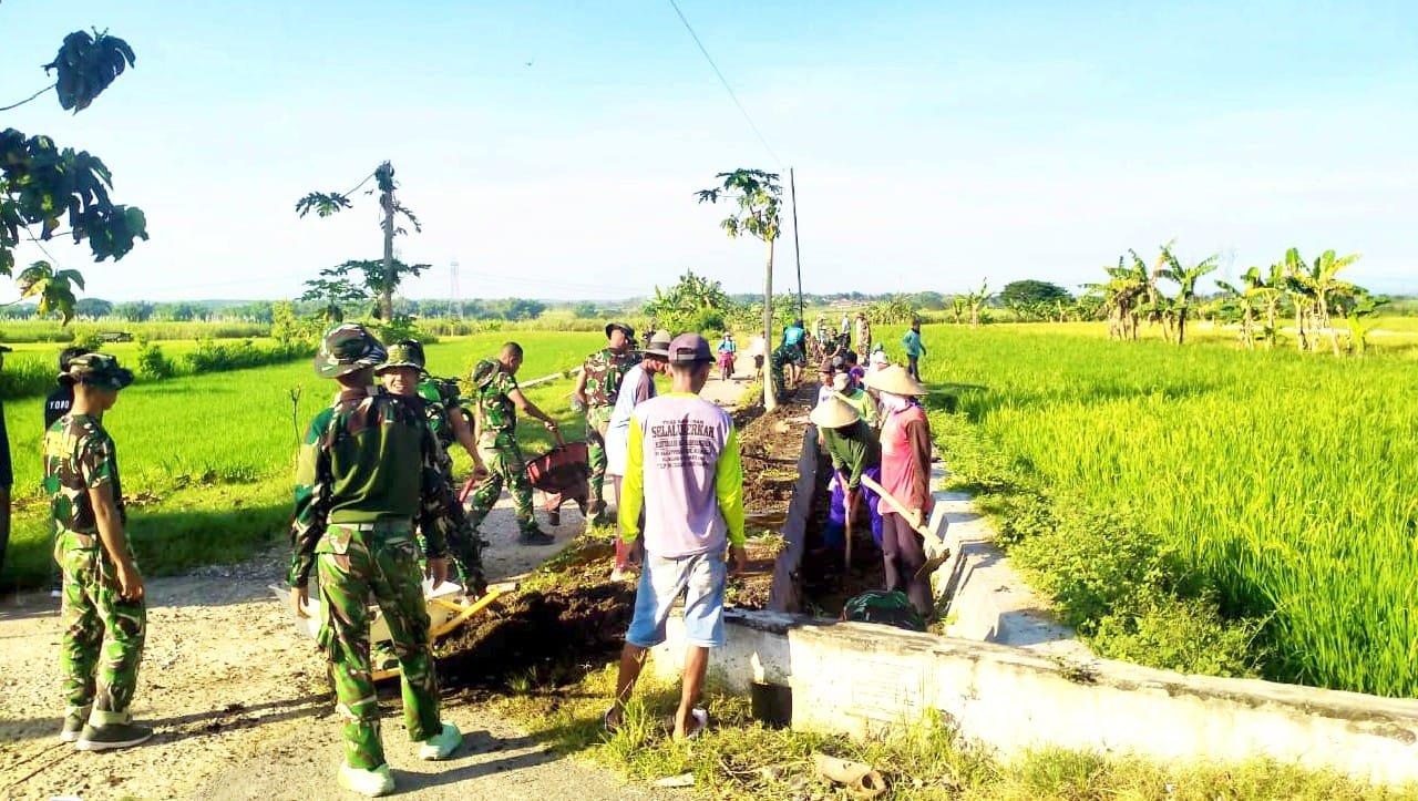 TNI Lamongan Masuk Lumpur Bersama Warga, Lingkungan Dusun Katar Kembali Sehat IMG 20260509 WA0028