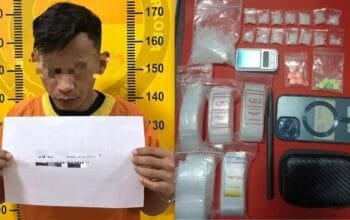 Polisi Gerebek Kontrakan di Babat Lamongan, Residivis Sabu Tak Berkutik