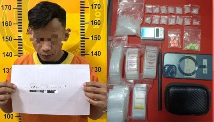 Polisi Gerebek Kontrakan di Babat Lamongan, Residivis Sabu Tak Berkutik