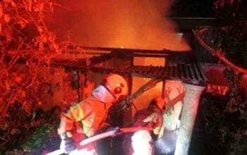 Api Mengamuk di Kanor Bojonegoro, Satu Rumah Hangus dalam Waktu Singkat