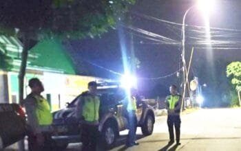 Malam Hari di Kedungadem Bojonegoro Dijaga Ketat, Polisi Pantau Titik Rawan Konflik