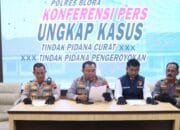 Nekat Bobol Toko Pakai Tangga dan Linggis, Komplotan Curat di Blora Ditangkap
