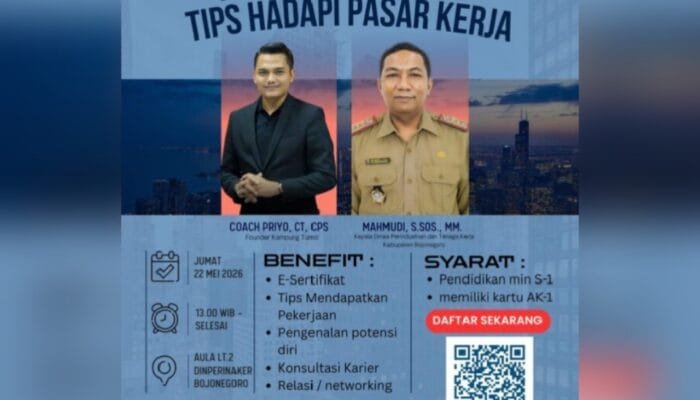 Susah Cari Kerja, Disperinaker Bojonegoro Siapkan Seminar Eksklusif untuk Lulusan S-1