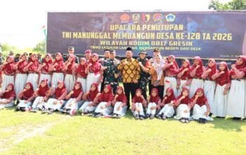 Desa Slempit Berubah Total, TMMD ke-128 Gresik Tuntaskan Infrastruktur dan Program Sosial