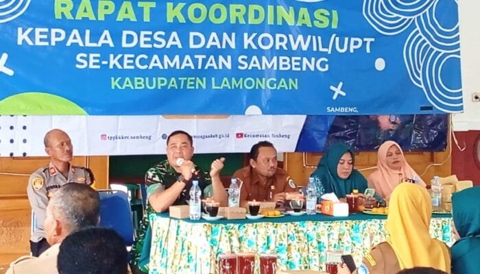 TNI Polri dan Pemdes Sambeng Lamongan Satukan Langkah untuk Pelayanan Masyarakat