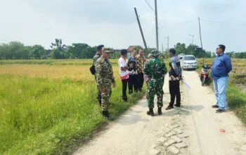 Dandim Bojonegoro Cek Persiapan TMMD 129 di Kesongo Kedungadem