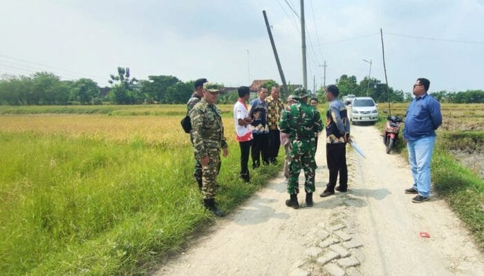 Dandim Bojonegoro Cek Persiapan TMMD 129 di Kesongo Kedungadem