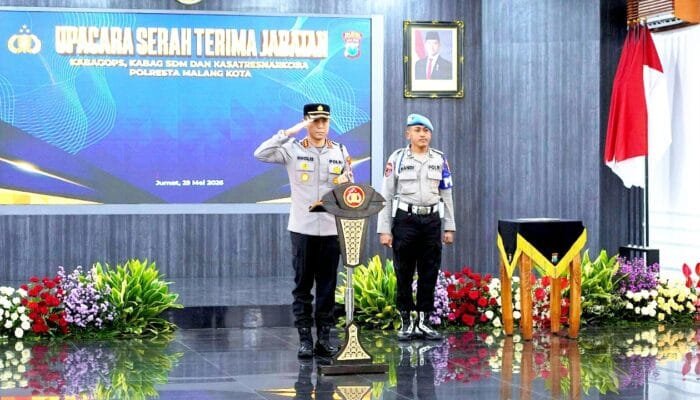 Gerbong Mutasi Polda Jatim Bergerak, Tiga Pejabat Polresta Malang Kota Resmi Berganti