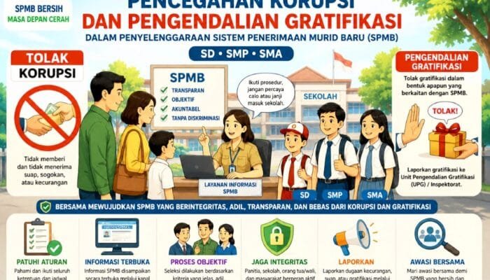 KPK Ingatkan Sekolah di Bojonegoro, Gratifikasi dan Pungli Saat SPMB Bisa Berujung Pidana