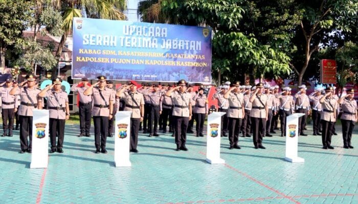 Kapolres Batu Rotasi Sejumlah Pejabat, Ini Pesan Tegas AKBP Aris Purwanto