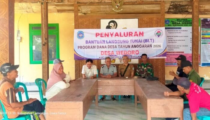 Lima KPM Terima Rapel BLT-DD, Babinsa di Lamongan Pastikan Transparan