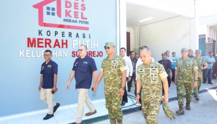 Wapang TNI Tinjau Tiga Koperasi Merah Putih di Lamongan