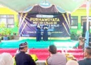 Purnawiyata SMPN 1 Malo Bojonegoro Berlangsung Meriah, Polisi Turut Berikan Motivasi