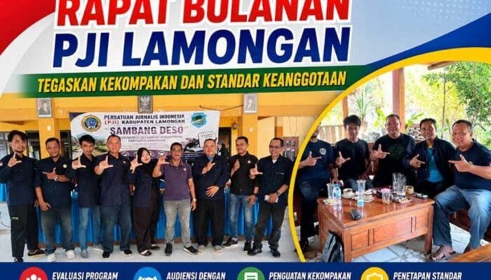 PJI Lamongan Fokus Bangun Sinergi dan Profesionalisme Anggota