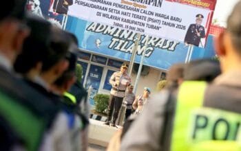 Polres Tuban Tegaskan Larangan Konvoi Saat Pengesahan Warga Baru PSHT