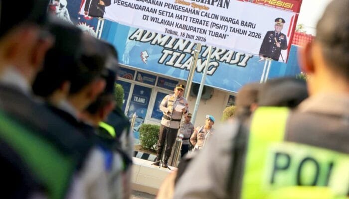 Polres Tuban Tegaskan Larangan Konvoi Saat Pengesahan Warga Baru PSHT