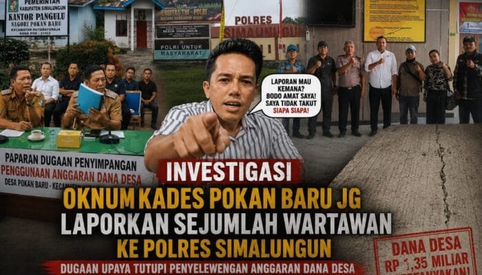 Dana Desa Pokan Baru Simalungun Rp1,35 Miliar Dipersoalkan, Publik Pertanyakan Transparansi Kades