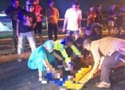Kecelakaan Maut Lamongan, Dua Motor Bertabrakan Adu Depan
