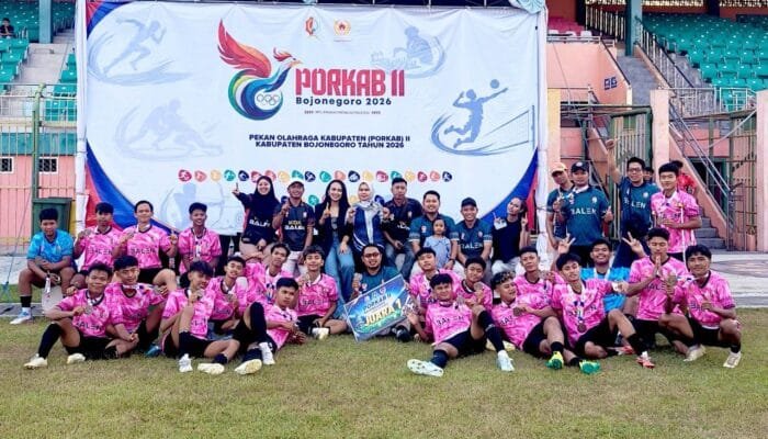 Final Sepak Bola Porkab Bojonegoro Tuntas, Balen Berjaya di Stadion Letjen Soedirman