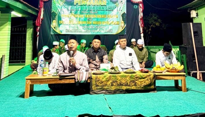 TPQ Hidayatul Umam Sukorejo Madiun Gelar Santunan Yatim, Ratusan Jamaah Hadiri Pengajian