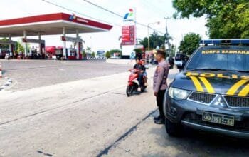Cegah Penyalahgunaan BBM, Polisi Kasiman Bojonegoro Perketat Pengawasan SPBU