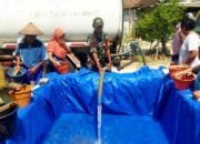 Kemarau Mulai Menggigit, Kodim Bojonegoro Bergerak Bantu Warga