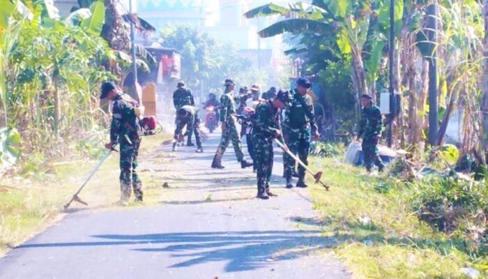 Kolaborasi TNI dan Warga Bikin Desa Lawak Lamongan Semakin Nyaman Dihuni