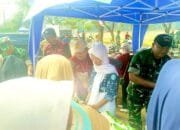 Persit Kodim Bojonegoro Bantu Warga Lewat Bazar Murah di TMMD 129