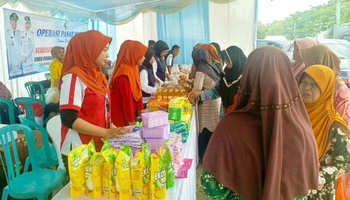 KDKMP Kesongo Ramai, Pasar Murah TMMD 129 Bojonegoro Bantu Tekan Harga Sembako