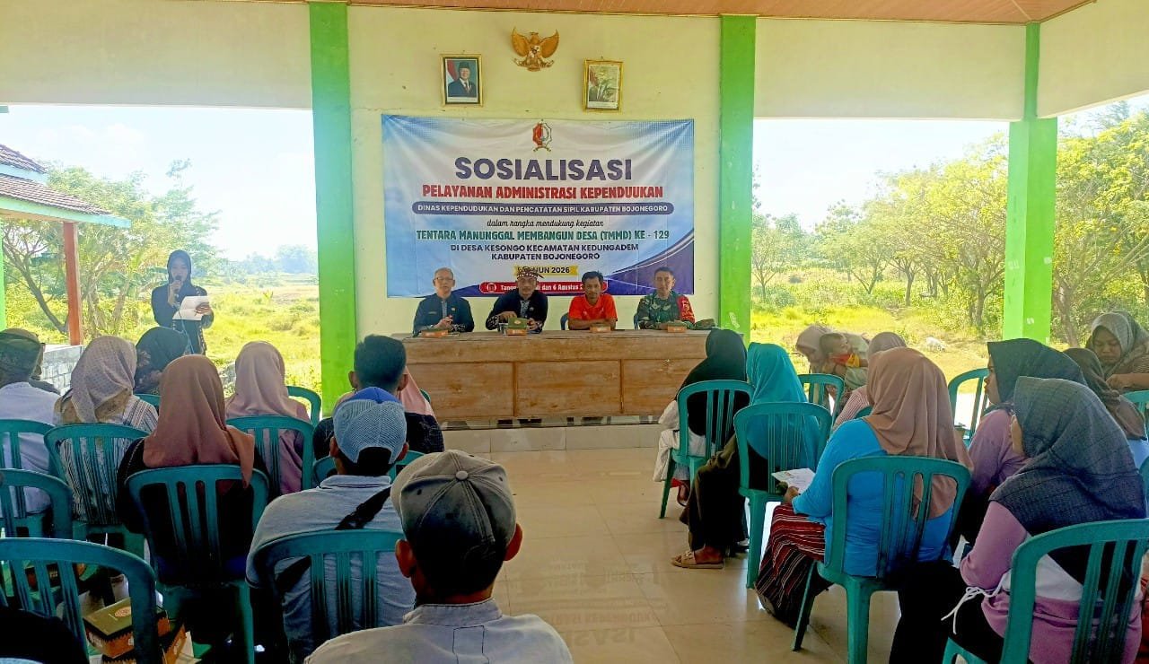 TMMD 129 Bojonegoro Permudah Warga Kesongo Dapatkan Layanan Adminduk Gratis img 20260717 wa0037
