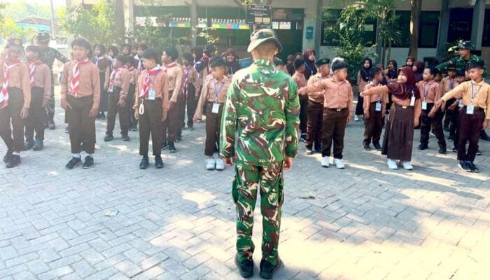 TMMD 129 Bojonegoro Hadir di Sekolah, TNI Tanamkan Disiplin dan Jiwa Kebangsaan pada Siswa