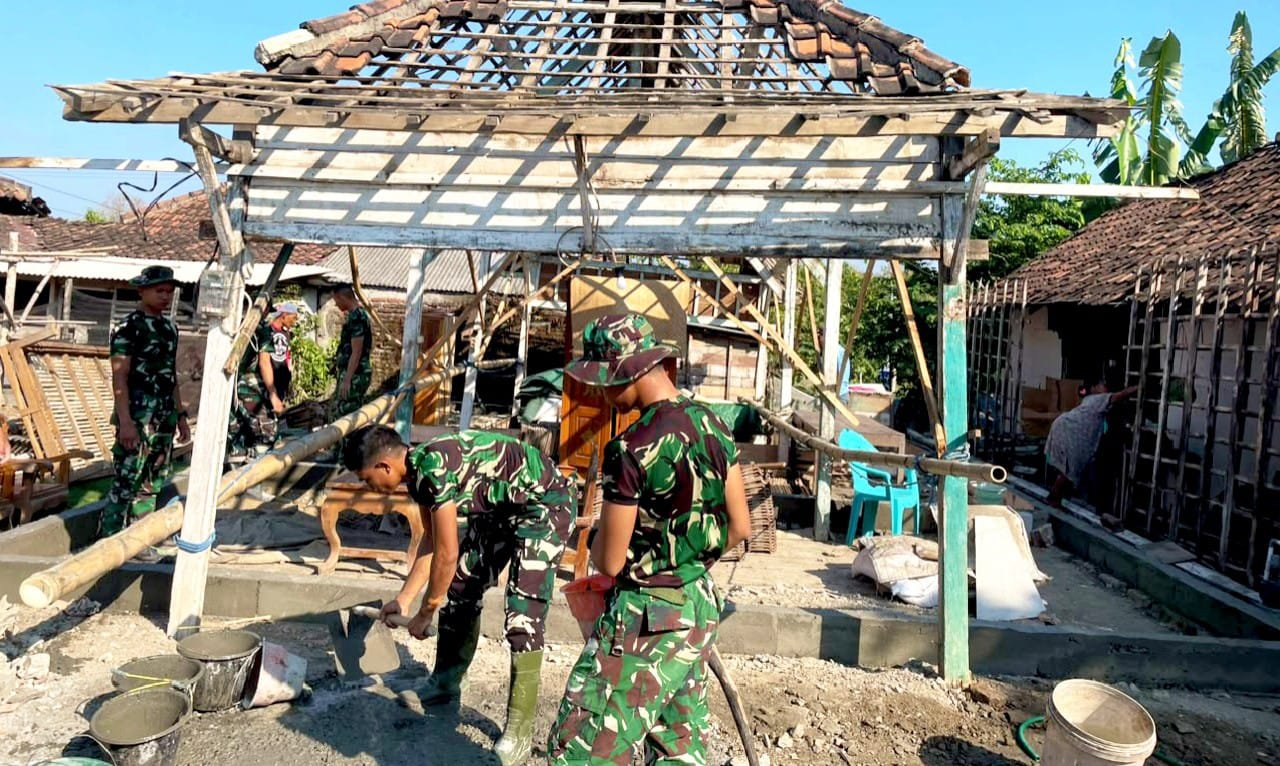 TMMD 129 Bojonegoro Bantu Warga Miliki Rumah Kokoh, Pembangunan RTLH Dimulai img 20260718 wa0034