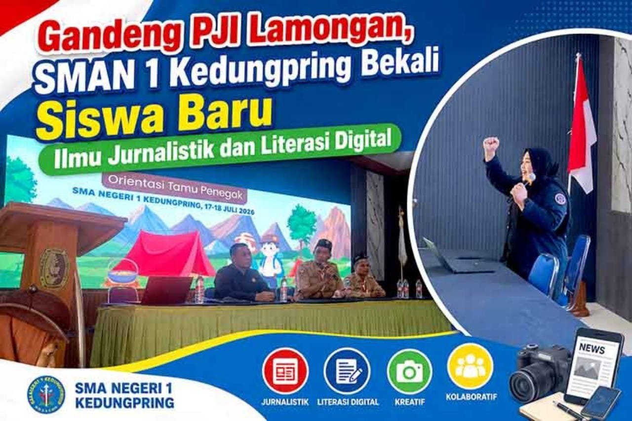 Belajar Jadi Jurnalis Muda, Siswa Baru SMAN 1 Kedungpring Dibekali Tangkal Hoaks Oleh PJI Lamongan img 20260719 wa0000