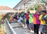 Gotong Royong Jadi Kekuatan, TMMD 129 Bojonegoro Ubah Rumah Samijan di Desa Kesongo
