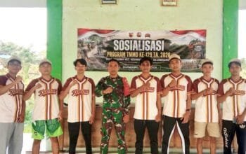 Semangat Sportivitas Membara, TMMD 129 Bojonegoro Hadirkan Turnamen Voli Antar Desa img 20260720 wa0017