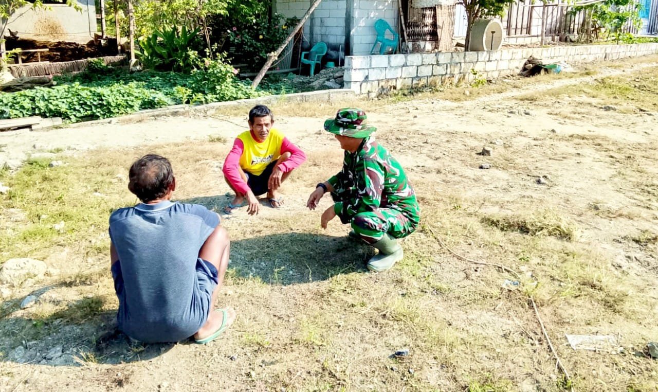 Babinsa Kesongo Gencarkan Sosialisasi TMMD 129 Bojonegoro img 20260721 wa0020